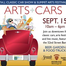 Summit to Host Downtown Arts & Cars Festival Sunday, September 15